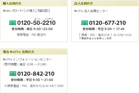 お電話でのお申し込み・ご相談