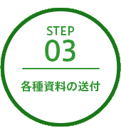 ステップ3 各種資料の送付