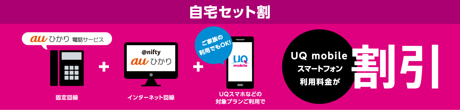 自宅セット割