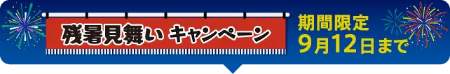 キャンペーン実施中