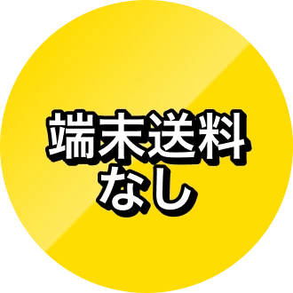 端末送料なし